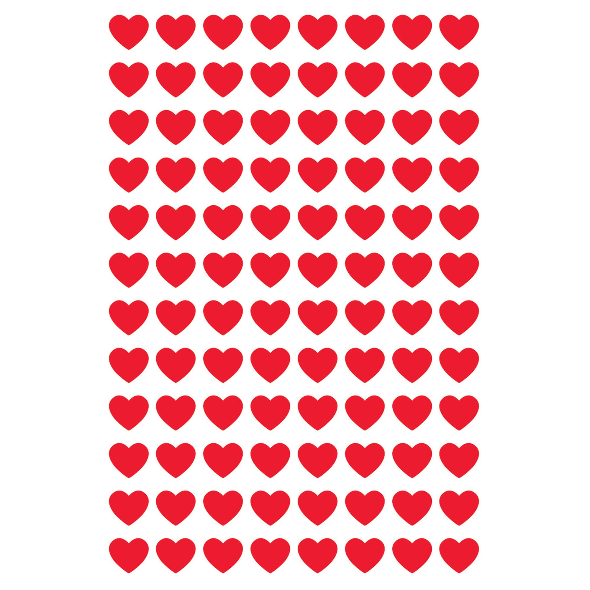 Trend Enterprises® superShapes Red Hearts Stickers, 6 Packs of 800ct.